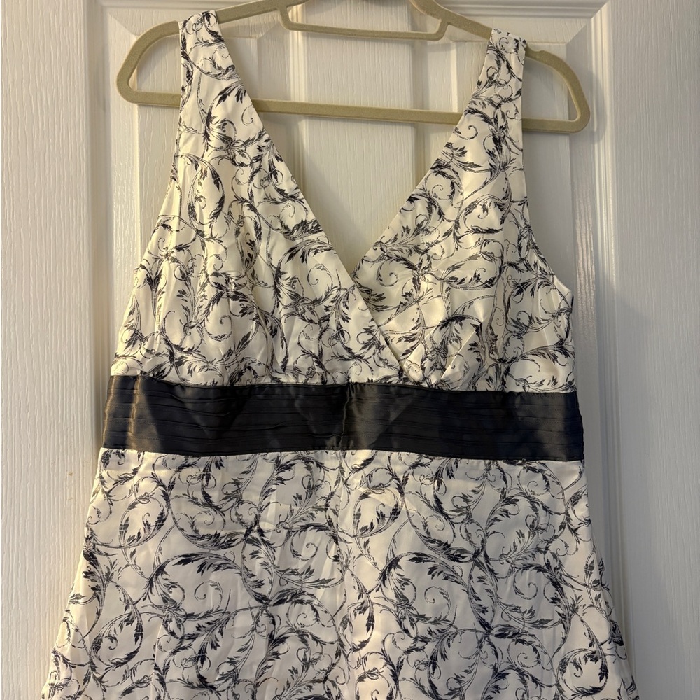 White House Black Market Satin tank